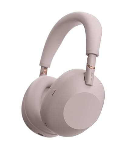 Sony WH-1000XM6 The Best Wireless Noise Canceling Headphones, HD NC Processor QN3, 12 Microphones, Adaptive NC Optimizer, Mastered by Engineers, Studio-Quality, 30-Hour Battery, Sand Pink