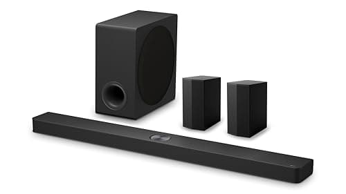 LG S90TR 7.1.3 ch. Soundbar with Wireless Dolby Atmos, Rear Surround Speakers Included, Triple Up-Firing Channels, Wow Orchestra, WOWCAST Built-in (S90TR, 2024)