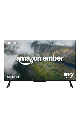 Amazon Ember 43" 4-Series with Fire TV (newest model), 4K Ultra HD smart TV with Alexa Remote, HDR10+, fast processor, Dolby Audio, Ambient Experience, free and live TV, Designed for Alexa+