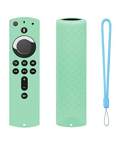 Shockproof Protective Silicone Case Covers for All-New Alexa Voice Remote for Fire TV Stick 4K, Fire TV Stick (2nd Gen), Fire TV (3rd Gen) - Mint