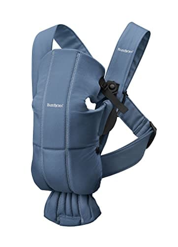BabyBjorn Baby Carrier Mini, Woven, Vintage indigo (CAN)