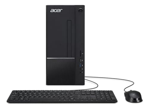 Acer TC-1775-UR12 Windows 11 Intel Core i5-14400 16GB Memory 512GB SSD Wireless Card WI-FI + BT Integrated Graphics 300W Power Supply USB Keyboard/Mouse