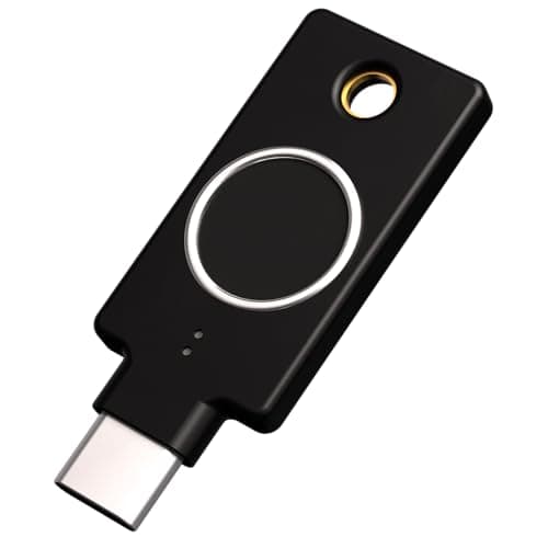 Yubico - YubiKey Bio C (FIDO Edition) - Multi-Factor Authentication Security Key, Connect with USB-C, Biometric