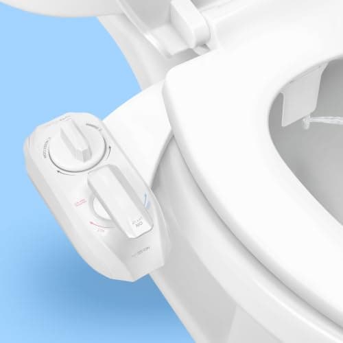 LUXE Bidet NEO 320 PLUS - Warm Water Bidet Attachment for Toilet, White