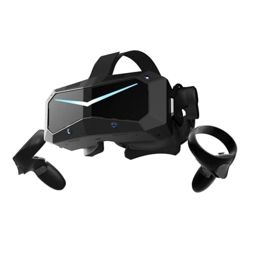 Pimax Crystal Super VR Headset,50PPD & 3840x3840 Resolution per Eye,Ultra-Sharp Image,127° Wide Field of View, Ideal for Flight simulators & VR Games