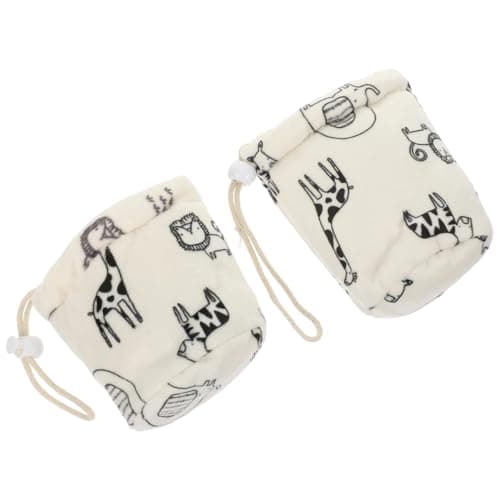 CIMAXIC Baby Bottle Covers Nursing Bottle Sleeve Anti-Falling Protector with Cartoon Patterns for Infant Feeding 4.33X2.75X1.57In Reusable Insulation Cover