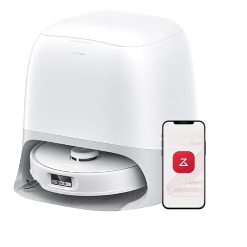 roborock Qrevo Curv Robot Vacuum and Mop, 18,500Pa Suction, Zero-Tangling, DuoDivide Main Brush, FlexiArm Arc Side Brush, FlexiArm Mop, AdaptiLift Chassis, Self Washing & Drying, Self-Emptying