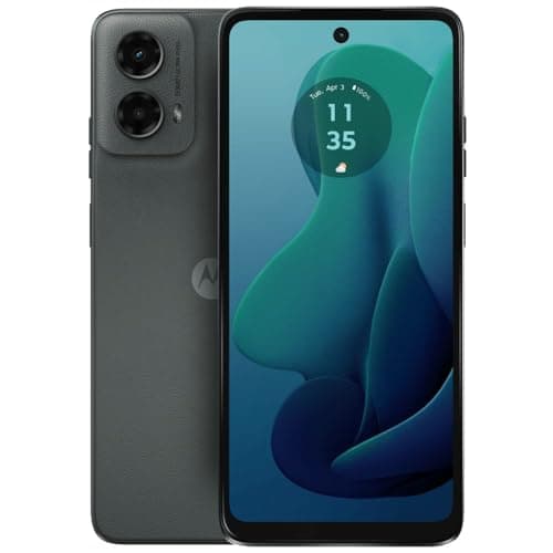 Motorola Moto G 5G 2024 (128GB, 4GB) 6.6", 50MP Dual Camera, Android 14 (Verizon Unlocked for Canada & Global) XT2417-1 (w/Fast Charging Cube, Sage Green) (Renewed)