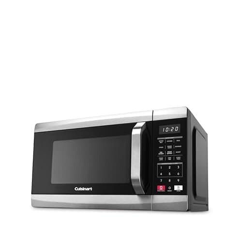 Cuisinart CMW-70C Compact Stainless Steel Microwave Oven, 0.7 cu-ft, Black