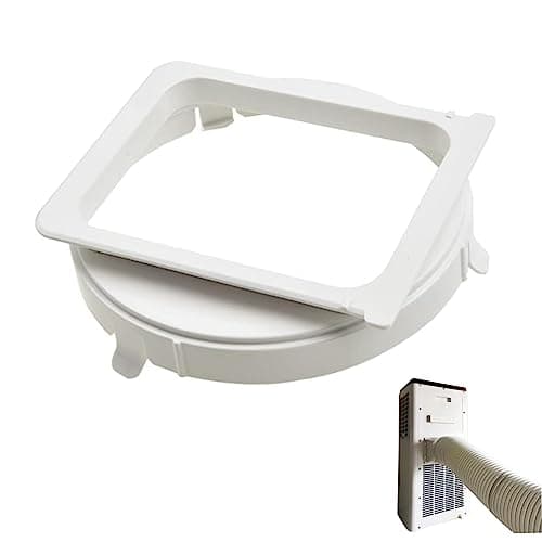 Portable Air Conditioner Exhaust Hose Adapter 5.91x5.91 inch Replacement Air-Conditioning Duct Tube Pipe Connector Fitting Interface 150mm, Square