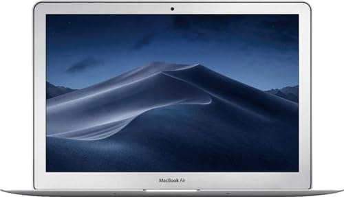 Apple 13-inch MacBook Air, 1.8GHz Intel Core i5 Dual Core Processor, 8GB RAM, 128GB SSD, Mac OS, Silver, MQD32LL/A (Renewed)