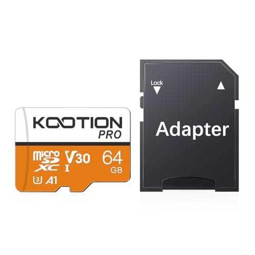 64GB Micro SD Card Ultra Micro SDXC Memory Card 64 GB U3 A1 V30 High Speed TF Card R Flash,U3, 64 GB