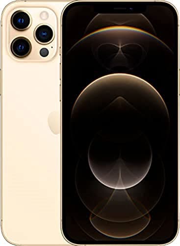 Apple iPhone 12 Pro Max, 128GB, Gold - Unlocked (Renewed)