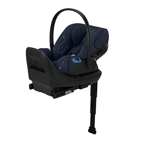 Cybex Cloud G Comfort Extend Infant Car Seat – 45% More Recline, Rigid LATCH Installation, Load Leg, Anti-Rebound Base, Linear Side-Impact Protection, 4-35 lbs, Ocean Blue (Non SensorSafe Version)