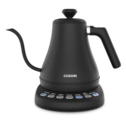 Cosori Electric Gooseneck Kettle, 5 Temp Presets, Pour Over Kettle, 0.8L
