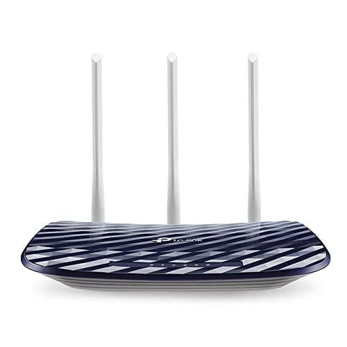 TP-Link AC750 Wireless Dual Band Router, 2.4GHz 300Mbps + 5GHz 433Mbps, 3 External Antennas (Archer C20)