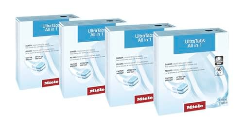 Miele Original GS CL 2406 T UltraTabs All in 1 Dishwasher Detergent Tablets, Multipack of 240 - 11657590