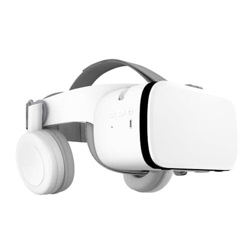 VR Headset, Virtual Reality Headset with Controller & Headphones for Adult Play 3D Game Movie, Universal Wireless VR Set Glasses Goggle Bundle for iOS Android Windows Smartphones