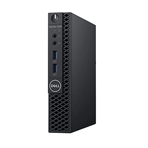 Dell Optiplex 3060 Micro Desktop | Core i5-8500T - 512GB SSD Hard Drive - 16GB RAM | 6 cores @ 3.5 GHz Win 11 Home Black (Renewed)
