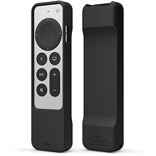 elago R1 Case Compatible with Apple TV 4K Siri Remote 3rd (2022) & 2nd Gen - Magnet Technology, Lanyard Included, Great Grip, Heavy Shock Absorption, Drop Protection, Full Access to All Functions