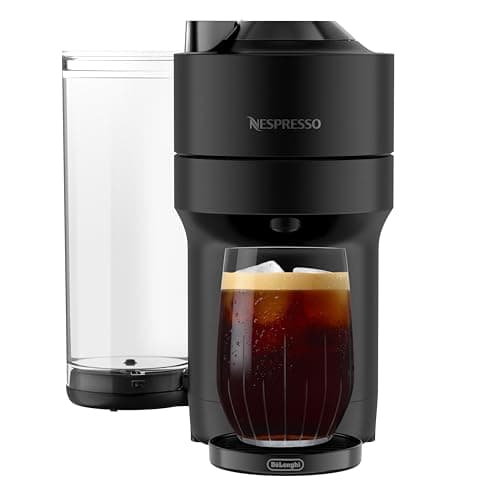 Nespresso Vertuo Pop+ Deluxe Single Serve Coffee and Espresso Machine by De’Longhi, Matte Black