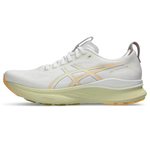 ASICS Men's Gel-Kayano 32 Running Shoes,12,White/Orange Glow