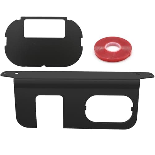 SYOWADA Trailer Hitch Cover Panel Replacement for Ford Maverick 2022-2025, 7-Pin & 4-Pin Connectors Protects Rear Trim from Mud Dirt