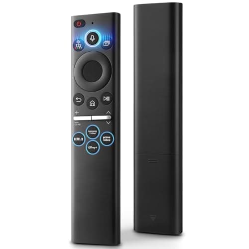 Voice Remote for Samsung Smart TV Remote Control Replacement Compatible with Solar/Crystal/Neo/UHD/QLED/Frame/QLED/Ark 4K 8K/Computing/Serif/Monitor Smart TVs,1 Year Warranty