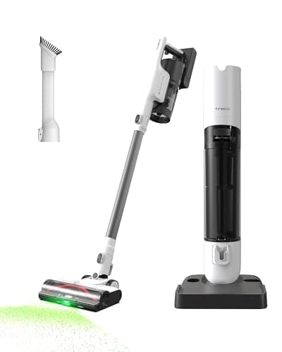 Tineco Pure ONE Station 5 Cordless Smart Vacuum with 2.5L Auto Dust Base, Full-Path Self-Cleaning, 175W Suction, ZeroTangle Tech, iLoop Smart Sensor, Suitbale for Hard Floor & Carpet