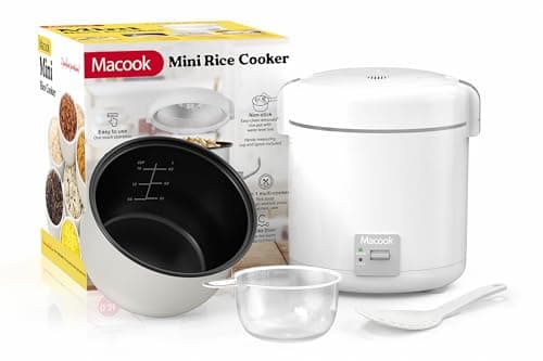 Rice Cooker Small 1-1.5 Cups Uncooked(3 Cups Cooked), Compact Cooker, Removable Nonstick Pot, One Touch&Keep Warm Function, Portable Rice Cooker for Soup Grain Oatmeal Veggie (0.3L-Gray-without Bento Box)