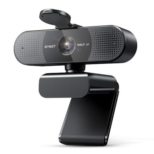 EMEET 2024 Upgraded C960 Webcam, PDAF Autofocus, 73° View Angle, Computer Camera w/Privacy Cover and Microphone, 1080P HD Webcam for PC, Plug and Play USB Webcam for Video Calling/Zoom/Teams/Webex