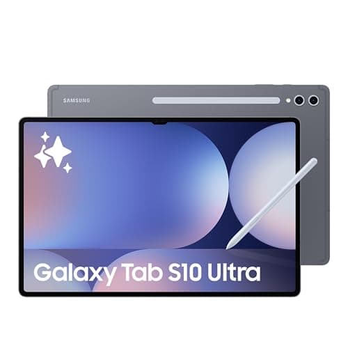 Samsung Galaxy Tab S10 Ultra (256GB+12GB RAM), Galaxy AI, 14.6" Dynamic AMOLED 2X (Vision Booster) 120Hz Display, S-Pen, IP68, Android Tablet, WiFi-7 - Gray (CAD Version & Warranty) (Renewed)