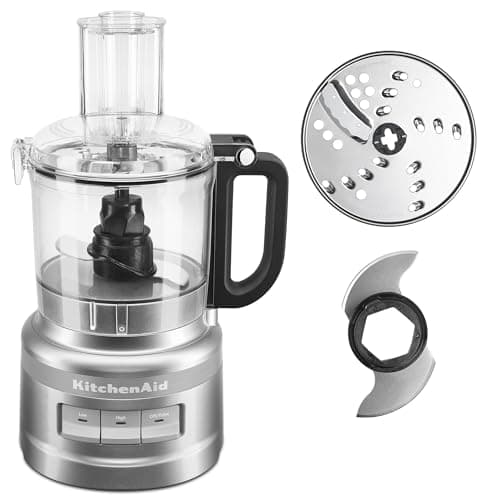 KitchenAid KFP0718CU Food Processor, 7 Cup, Contour Silver
