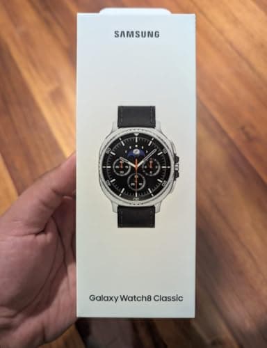 Samsung Galaxy Watch8 Classic Smartwatch, 46mm, Bluetooth (CAD Version) - AI Assistant (Gemini), Sleep Coaching, Fitness Tracking (Black)