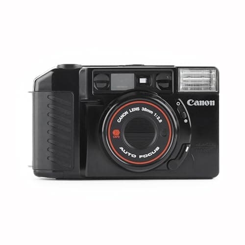 Canon AF35M 35mm Point & Shoot Film Camera CAFS Self-Timer Pre Focus w/Canon 38mm 1:2.8 Lens, Manual ISO Settings. Uses Color or B&W film. (Renewed)