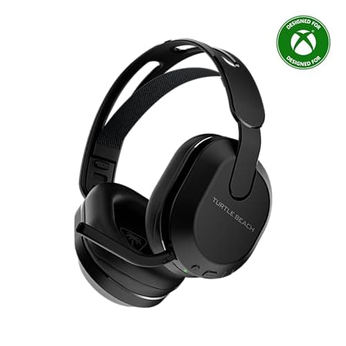Turtle Beach Stealth 500 Wireless Gaming Headset Licensed for Xbox Series X|S, Xbox One & Works via Bluetooth with PC, Switch & Mobile – 40-Hr Battery, Memory Foam Cushions, Flip-to-Mute Mic – Black