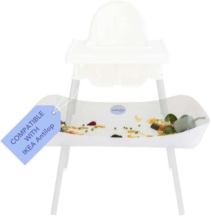 Catchy - Food and Mess Catcher - Compatible with IKEA Antilop High Chair - Food Catching Accessory for Highchairs - Baby & Toddler Food Mat Catcher