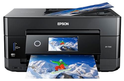 Epson Expression Premium Xp-7100 Wireless Color Photo Printer with Adf, Scanner and Copier