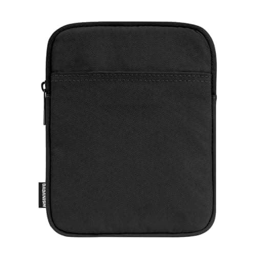 Dadanism 6-7 Inch Padded Sleeve for 7" Kindle Colorsoft Signature Edition and All-New Kindle Paperwhite, Protective Sleeve Pouch Bag Carrying Case for 6" K-indle/K-indle Oasis/Kobo E-Reader, Black
