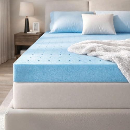 Full 3 Inch Memory Foam Mattress Topper, CertiPUR-US Certified Foam, Soft Support Pressure Relief for Dorm, Guest Beds