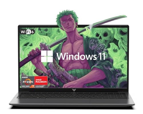 ACEMAGIC 2026 Light Gaming Laptop AMD Ryzen 7 5700U (8C/16T), 15.6“FHD Display,16GB RAM 512GB NVMe SSD, WiFi 6, Numeric Keyboard, Type_C, 54.72Wh Battery | Windows 11 Pro Laptop for Work & Play