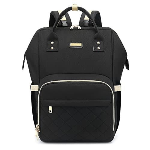 Diaper Bag Backpack, Diaper Bags for Baby Girls Boys, Baby Bags for Moms Dads, Baby Nappy Changing Bag with Insulated Pockets,Multi-functional Waterproof Backpack with Stroller straps (Black)