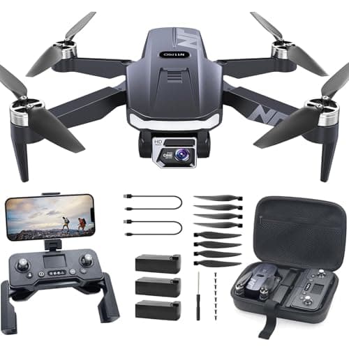4K GPS Drone with Camera for Adults, 90 Min 3 Battery Long Flight Time