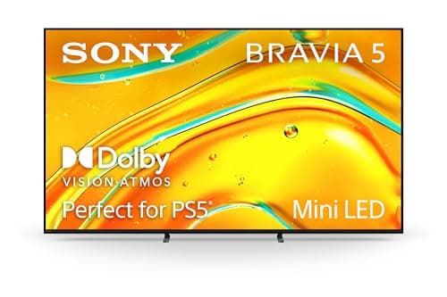 Sony 65 Inch BRAVIA 5 Mini LED 4K HDR Smart Google TV (K-65XR50)
