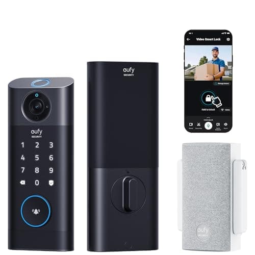 eufy Security Video Smart Lock S330, Keyless Entry Door Lock,Chime Included