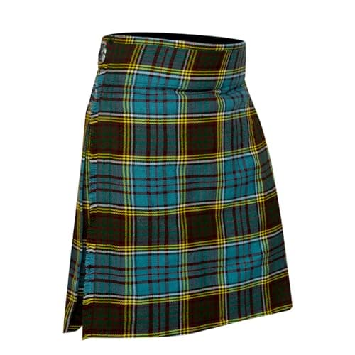 Allsafe Traders Men's 5 Yard Scottish Tartan Kilt, Highland Wedding Kilt, Anderson, 50