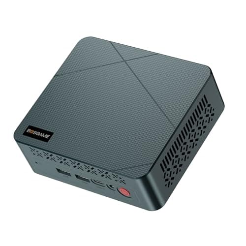 BOSGAME E2 Mini PC, AMD Ryzen 5 3500U (Up to 3.7GHz), 16GB DDR4 RAM 512GB NVMe SSD, 4K Triple Display Desktop Computer, Dual HDMI & USB-C, WiFi 5, Bluetooth 5.0, Home Office Business PC