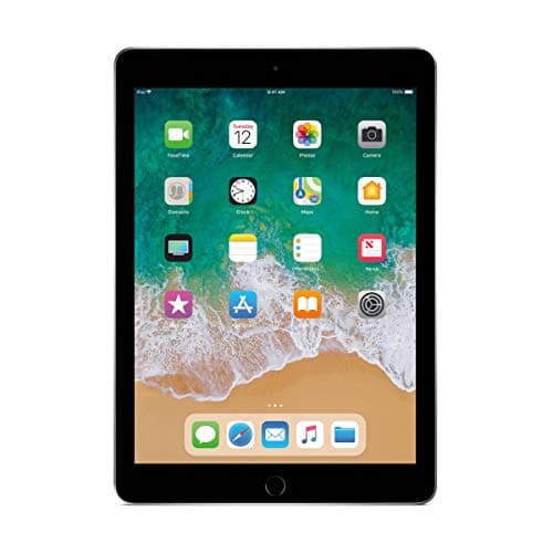 2018 Apple iPad (9.7-inch, WiFi, 128GB) Space Gray (Renewed)