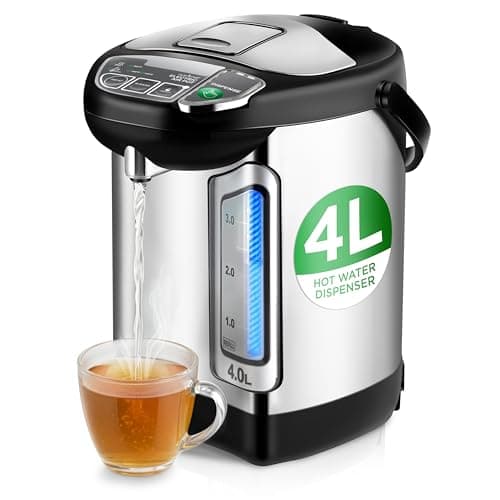 NutriChef Hot Water Dispenser 4L Electric Water Boiler & Warmer Kettle