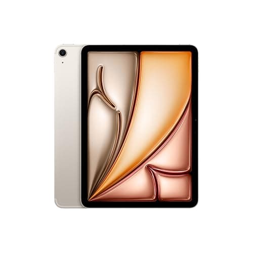 Apple iPad Air 11-inch with M3 chip: Apple Intelligence, 1 TB, 12MP Front/Back Camera, Wi-Fi 6E + 5G Cellular, Touch ID, All-Day Battery Life — Starlight